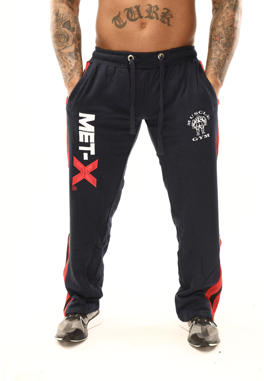 Mens Met-X Muscle Gym Fleece Joggers Track Suit Bottom Jogging Exercise Fitness Boxing MMA Gym Sweat Fleece Trousers MX MW Khaki 