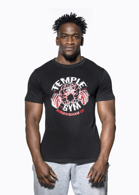 Temple Gym T-Shirt Black