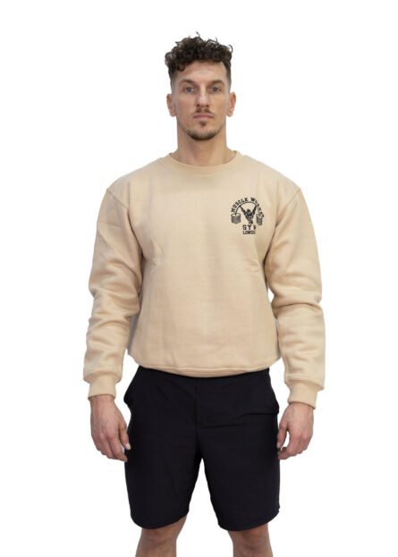 MW Gym Sweatshirt In Beige